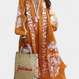 Clara – Vestido Bohemio Floral para Lucir con Estilo y Comodidad