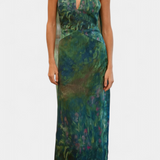 Marisol – Vestido de Chiffon con Estampado Romántico y Elegante
