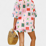 Valentina – Conjunto de Camisa y Shorts Ideal para Veranos Alegres