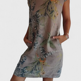 Claudia – Vestido Cómodo de Escote Redondo para Tu Estilo Diario