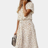 Renata – Vestido Midi de Lunares Con Estilo Juguetón y Comodidad Inigualable