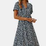 Renata – Vestido Midi de Lunares Con Estilo Juguetón y Comodidad Inigualable