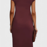 Claudia – Vestido Midi Atemporal Con Estilo Elegante Y Versátil