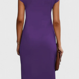 Claudia – Vestido Midi Atemporal Con Estilo Elegante Y Versátil
