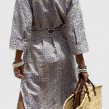 Lola – Vestido Camisero de Rayas con Estilo Fresco y Elegante