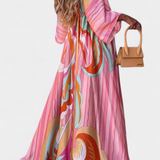 Isabel – Vestido Maxi Colorido para Momentos Especiales