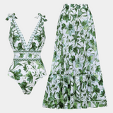Ahria – Conjunto de Traje de Baño Floral para Un Verano Radiante