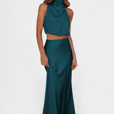 Elena – Conjunto Drapeado de Falda para un Estilo Elegante y Sofisticado