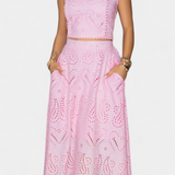 Teresa – Conjunto Elegante de Encaje Floral para un Estilo Sofisticado