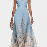 Elena – Vestido Maxi Floral Con Estilo Romántico y Fresco