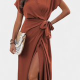 Alicia – Vestido Cruzado Elegante y Comodidad Asegurada