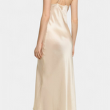 Elena – Vestido Midi Halter con Rosetas para Brillar en Cada Ocasión