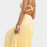 Arlena – Vestido Plisado Elegante para Momentos Especiales