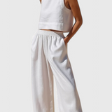 Avelina – Conjunto Minimalista de Algodón y Lino para un Estilo Elegante y Cómodo