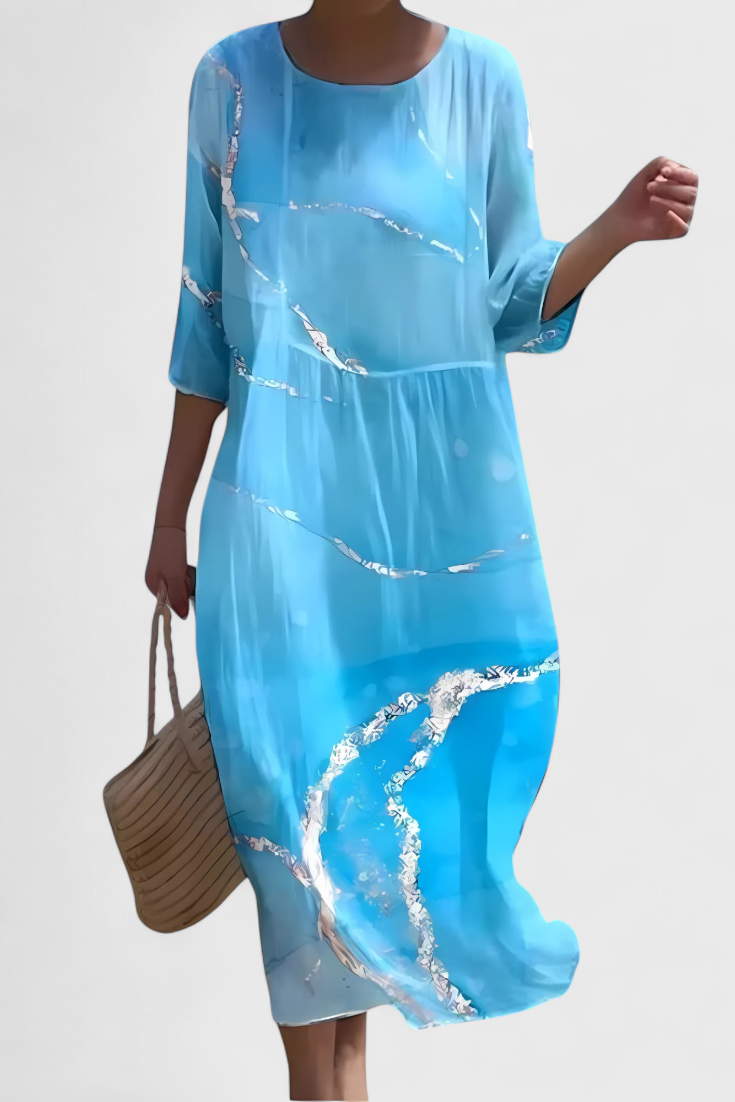 Martina – Vestido Floral Con Estilo Elegante y Moderno