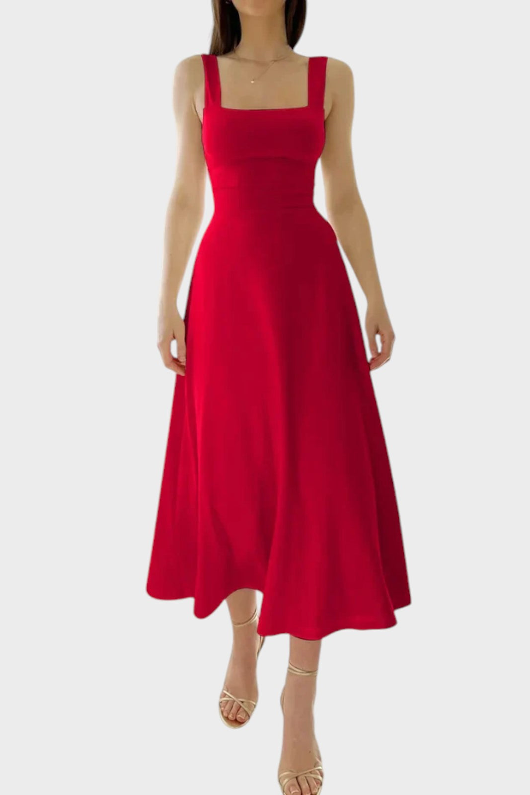 Claudia – Vestido Elegante de Tirantes Para Momentos Especiales