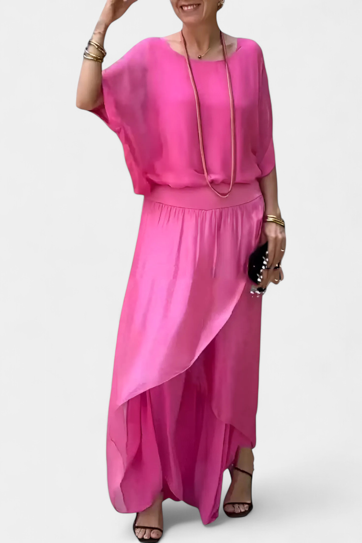 Valentina – Conjunto Fluido de Dos Piezas para un Look Sofisticado y Elegante