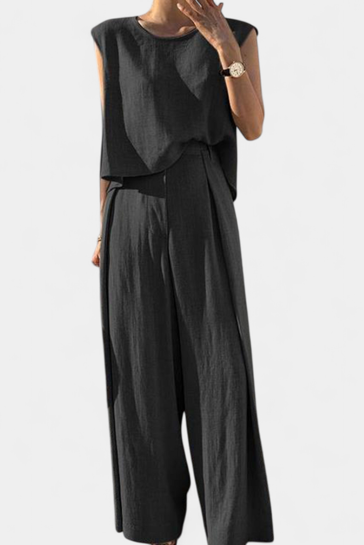 Clara – Conjunto Elegante de Dos Piezas para el Verano