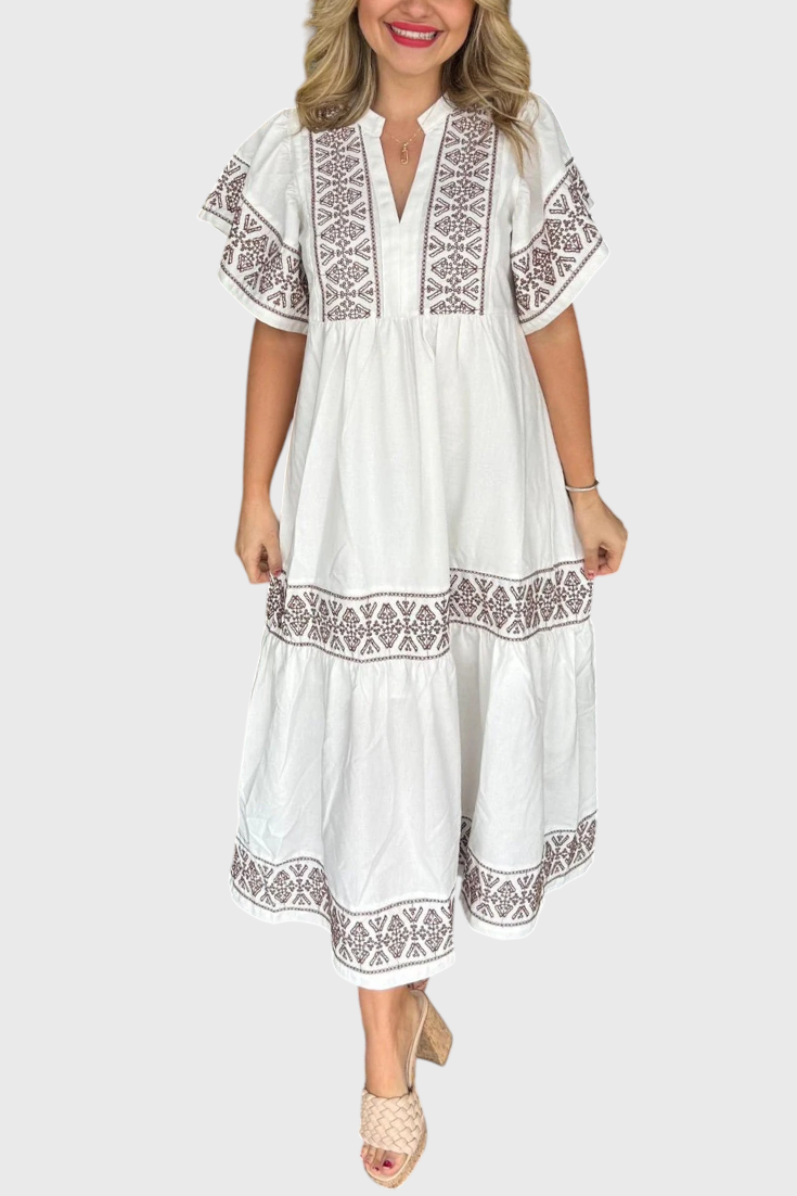 Carmen – Vestido Boho Maxi Ideal Para Días Soleados