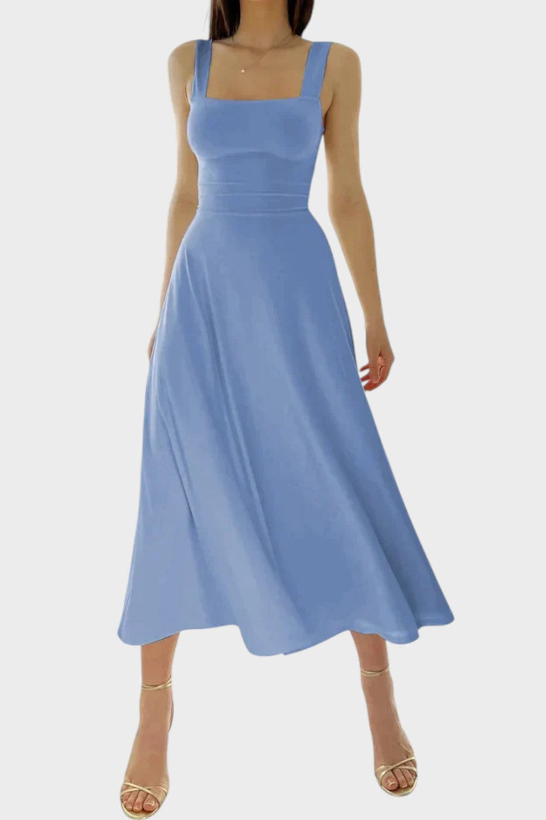 Claudia – Vestido Elegante de Tirantes Para Momentos Especiales