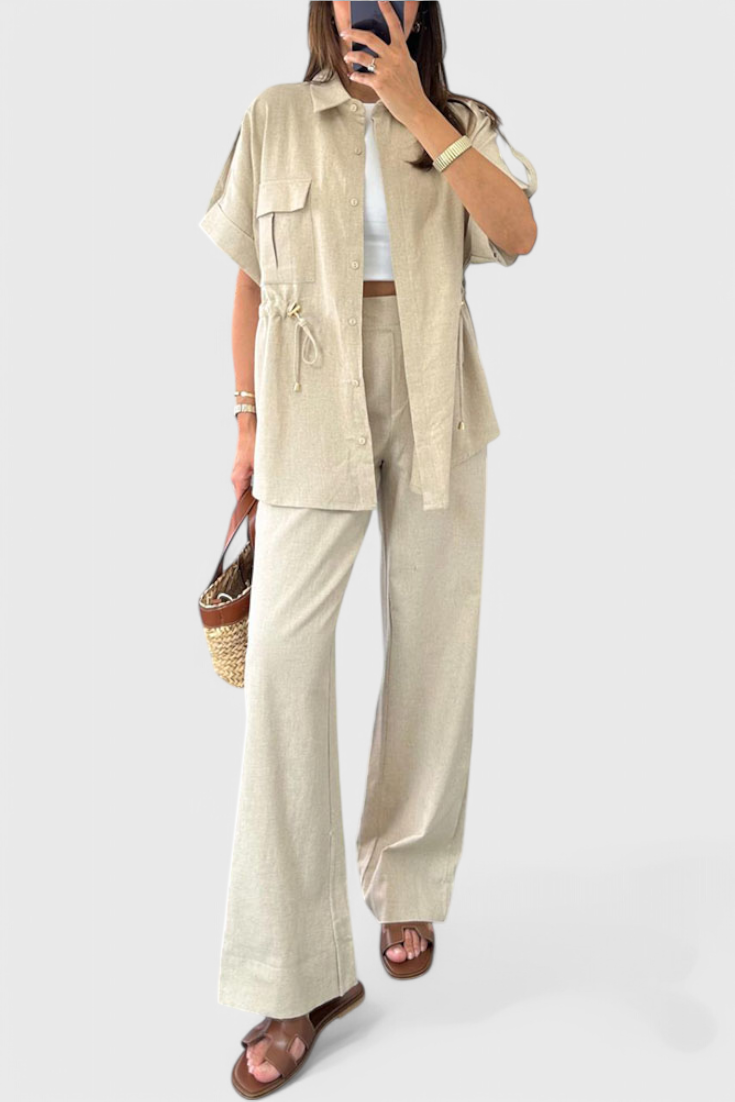 Amaya – Conjunto de Camisa y Pantalones Elegante y Cómodo para Cada Ocasión