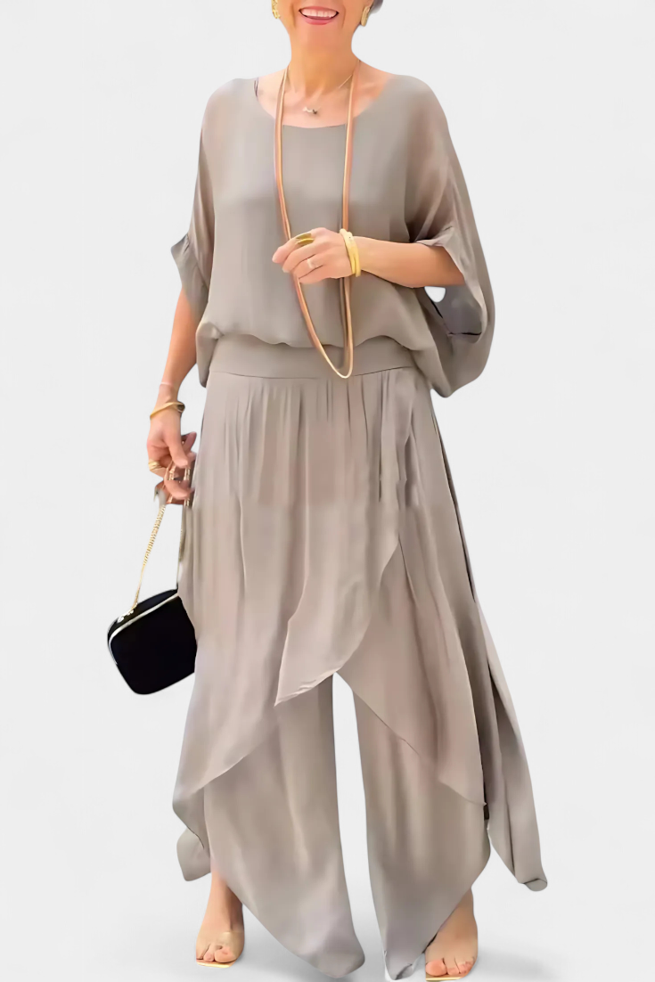 Valentina – Conjunto Fluido de Dos Piezas para un Look Sofisticado y Elegante