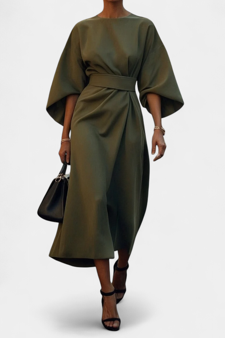 Micaela – Vestido Midi Con Estilo Elegante Para Cada Ocasión