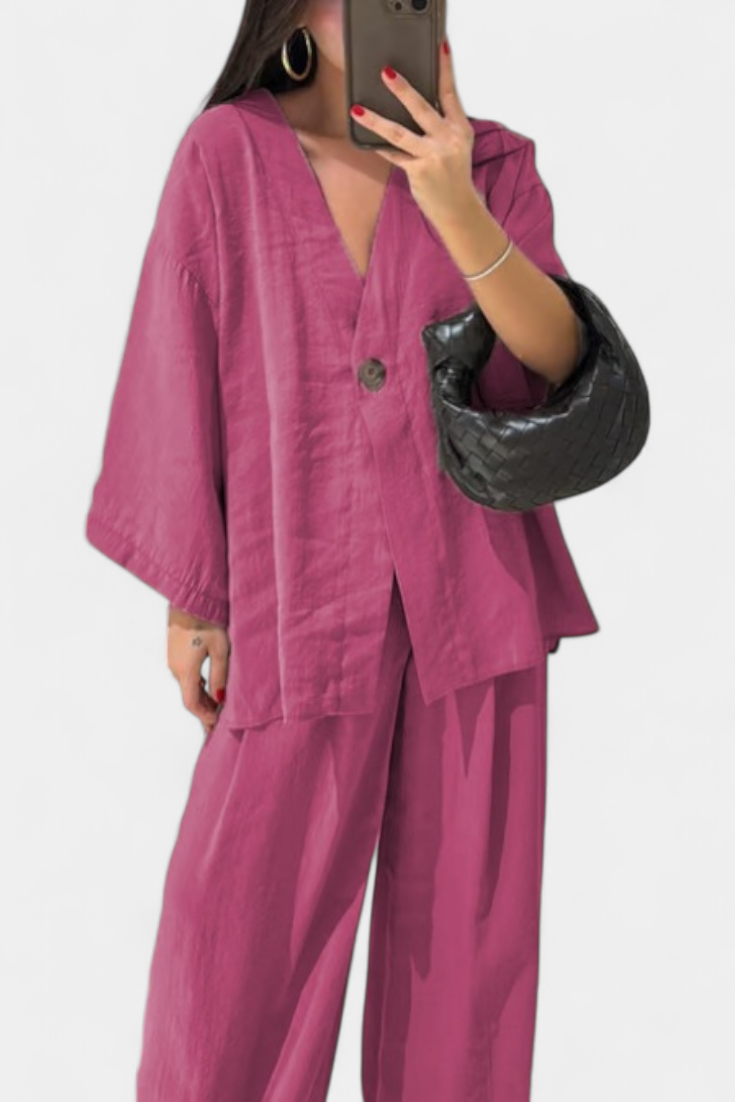 Nuria – Conjunto Oversize Moderno y Versátil para Tu Estilo Diario