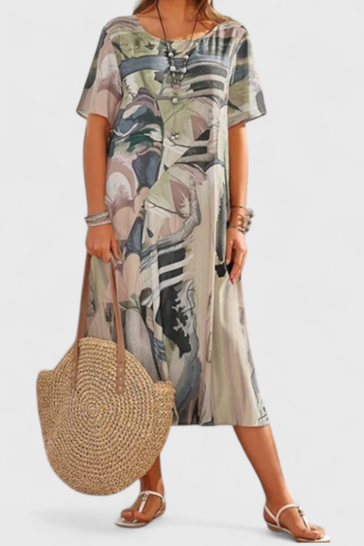 Claudia – Vestido Elegante con Estilo Versátil y Confortable