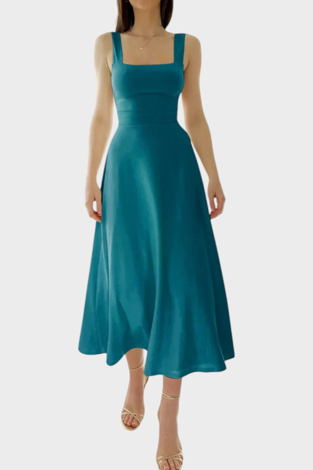 Claudia – Vestido Elegante de Tirantes Para Momentos Especiales