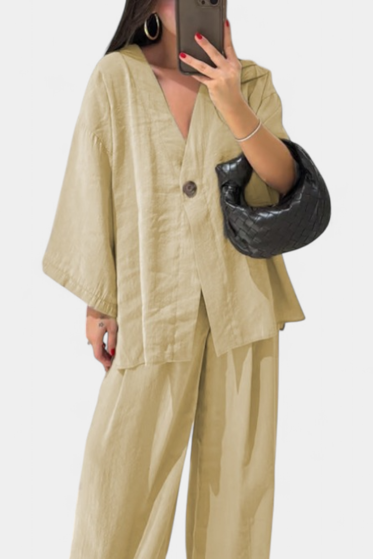 Nuria – Conjunto Oversize Moderno y Versátil para Tu Estilo Diario