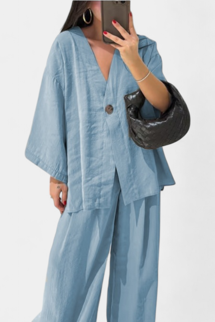 Nuria – Conjunto Oversize Moderno y Versátil para Tu Estilo Diario