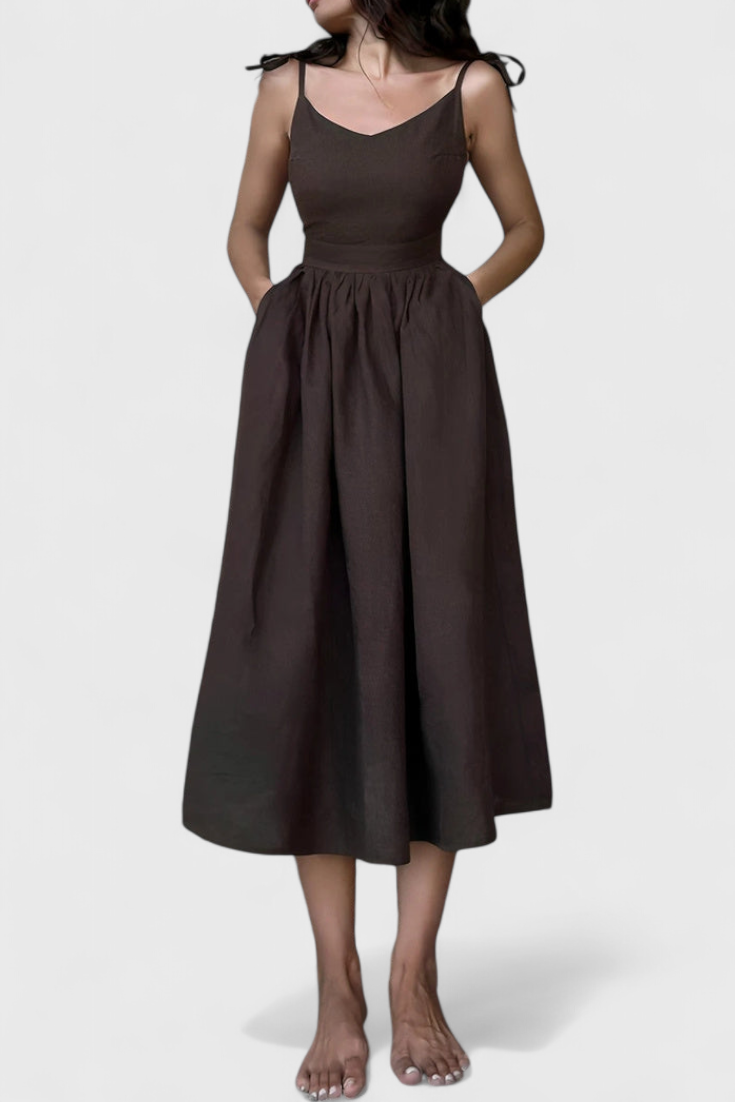 Clara – Vestido Fluido de Verano para Estilo y Comodidad