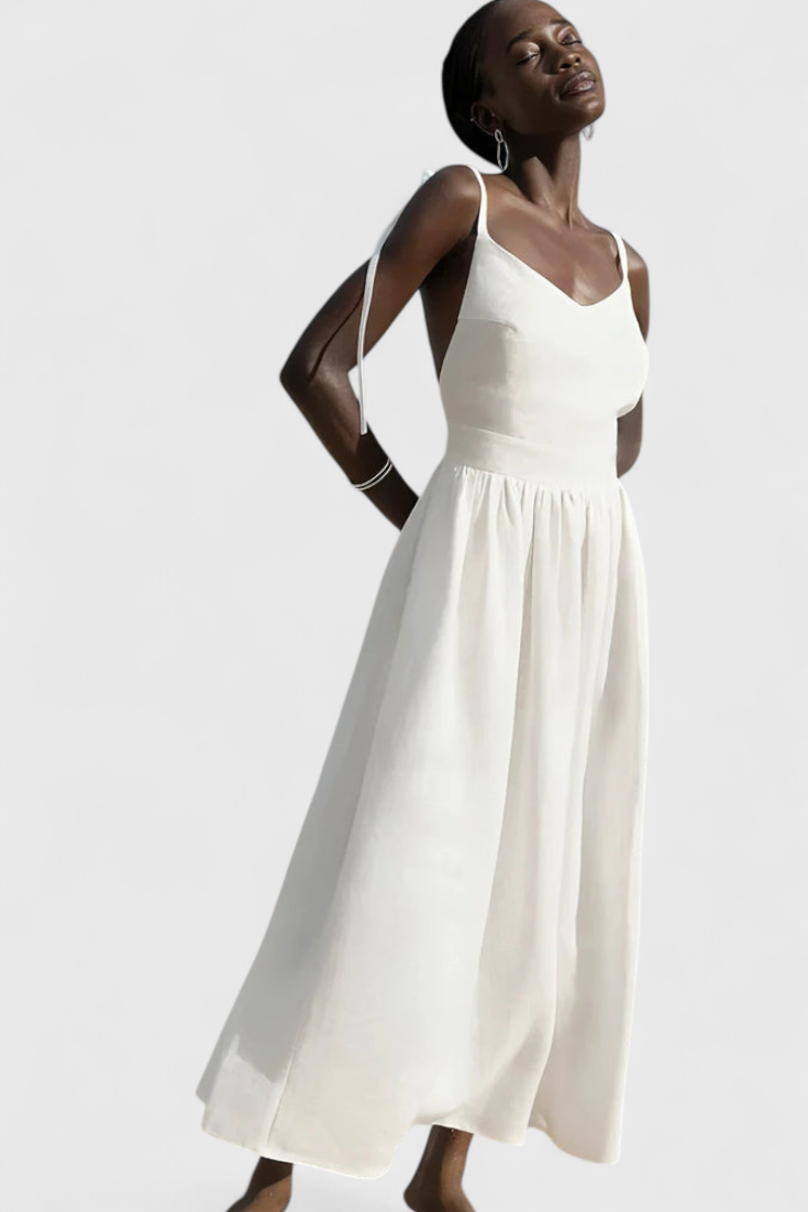 Clara – Vestido Fluido de Verano para Estilo y Comodidad