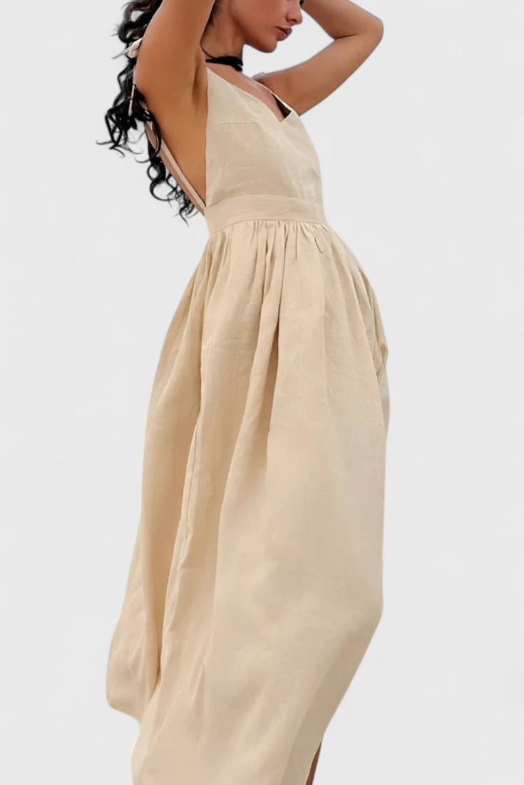 Clara – Vestido Fluido de Verano para Estilo y Comodidad