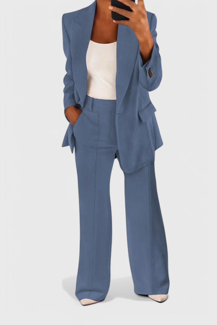 Clara – Conjunto Elegante de 2 Piezas para La Mujer Moderna