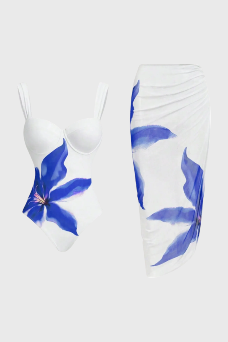 Mariana – Conjunto de Baño de Dos Piezas Floral para Días Soleados y Estilo Único