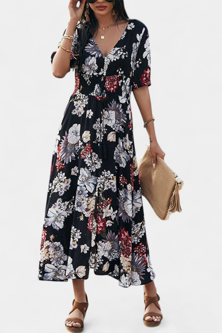 Clara – Vestido de Verano Floral para Días Soleados y Elegantes