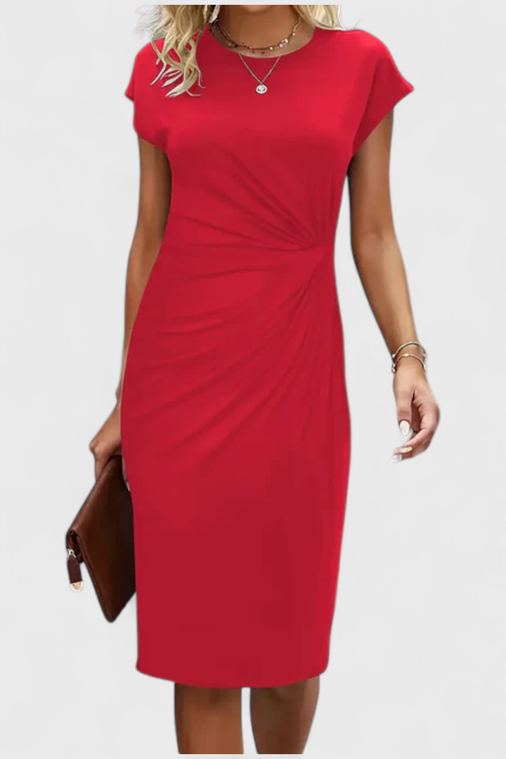 Claudia – Vestido Midi Atemporal Con Estilo Elegante Y Versátil