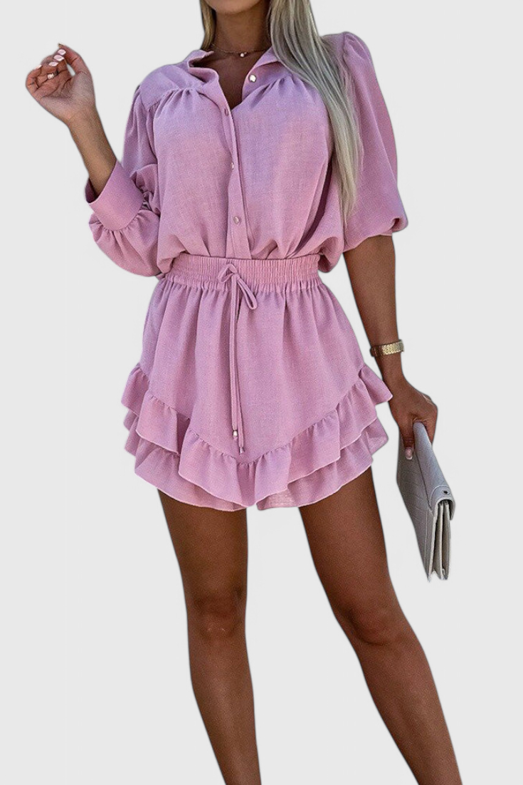 Clara – Conjunto de Verano de Dos Piezas Ideal para Días Soleados
