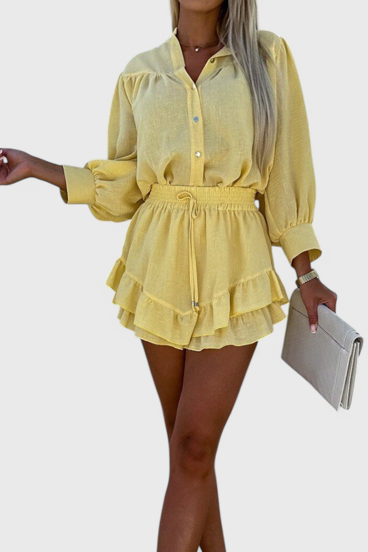 Clara – Conjunto de Verano de Dos Piezas Ideal para Días Soleados