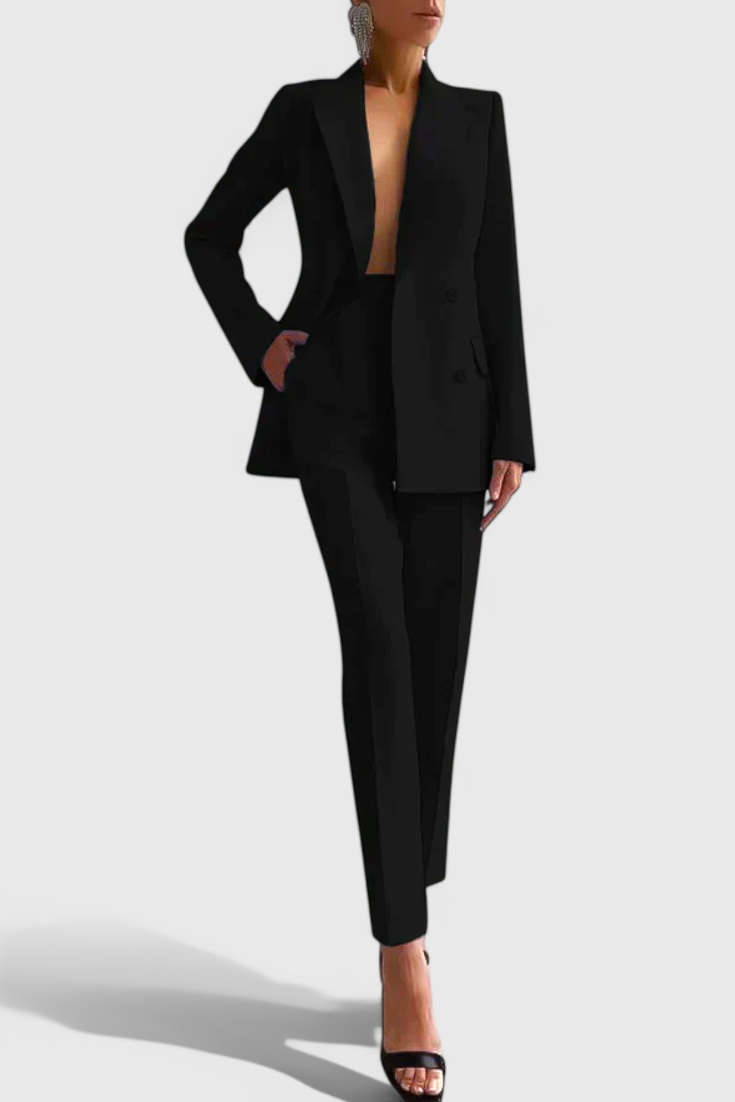 Clara – Conjunto de Blazer y Pantalón para un Estilo Sofisticado y Confortable