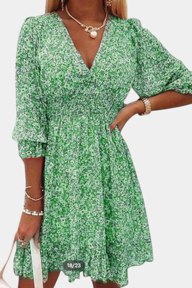 Lidia – Vestido Floral Con Estilo Veraniego y Encanto Único