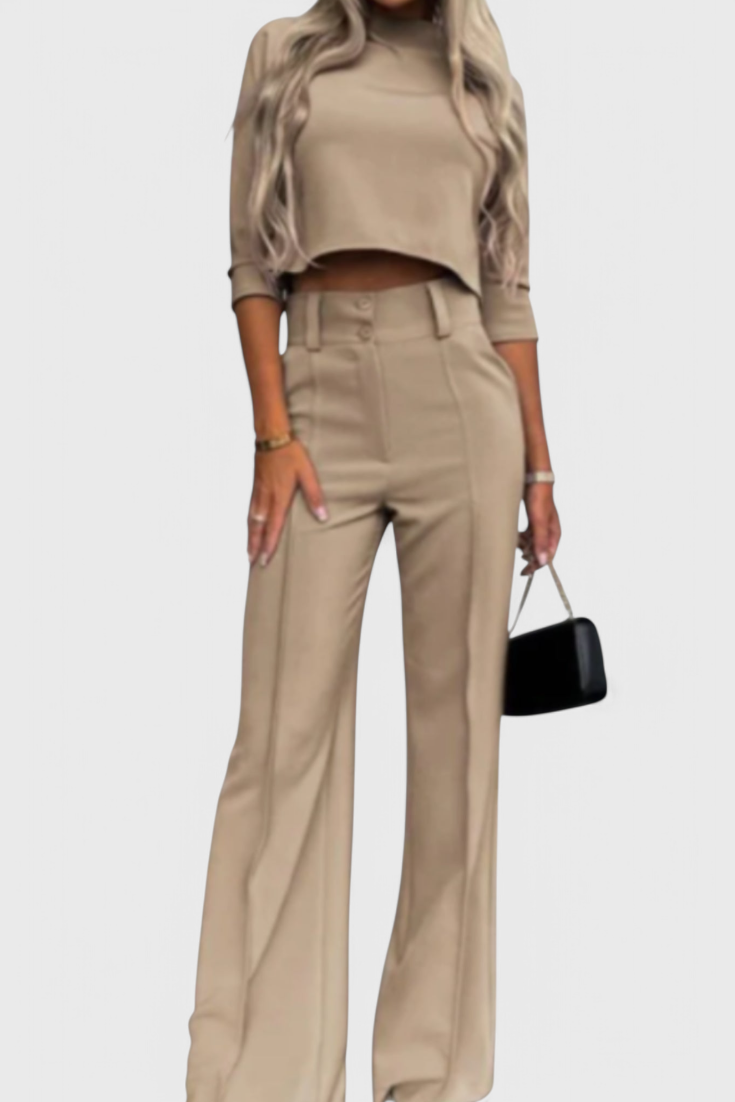 Clara – Conjunto Elegante de 2 Piezas para un Estilo Sofisticado y Relajado