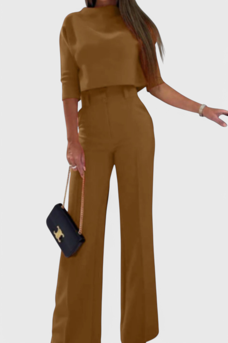 Clara – Conjunto Elegante de 2 Piezas para un Estilo Sofisticado y Relajado