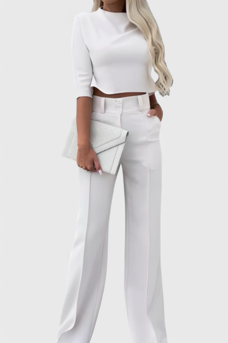 Clara – Conjunto Elegante de 2 Piezas para un Estilo Sofisticado y Relajado