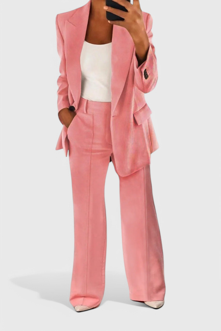 Clara – Conjunto Elegante de 2 Piezas para La Mujer Moderna