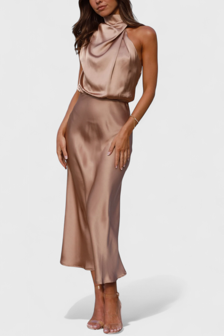 Elena – Vestido Elegante con Silueta Sofisticada y Estilo Único