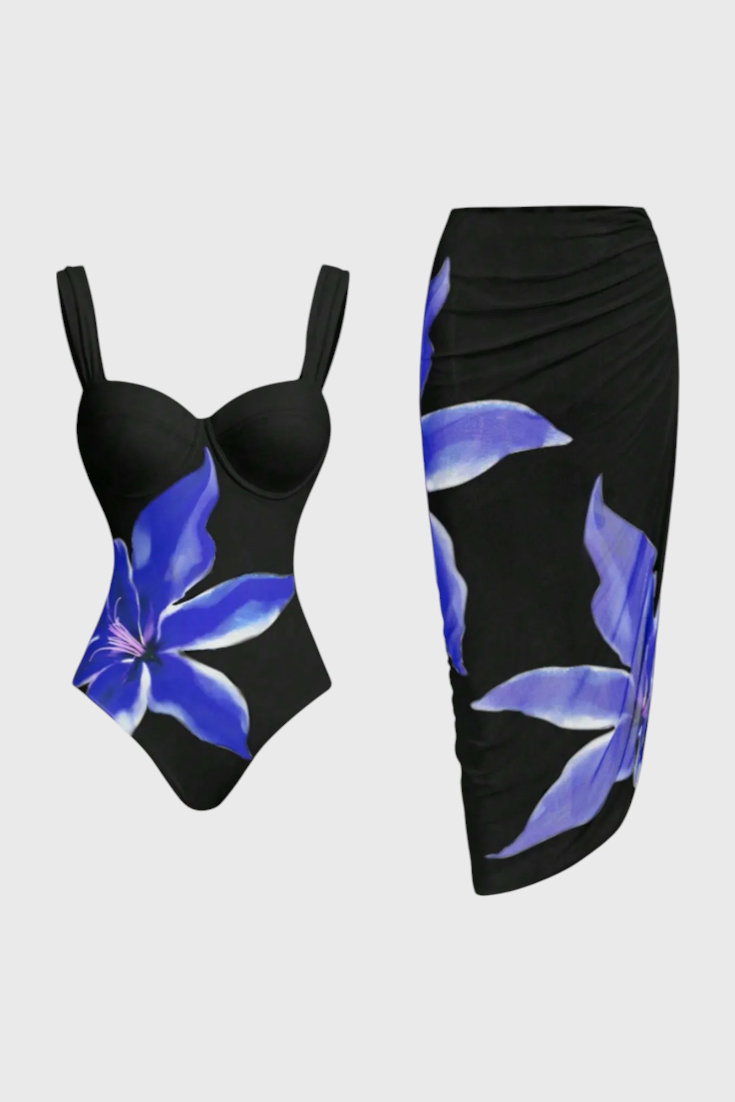 Mariana – Conjunto de Baño de Dos Piezas Floral para Días Soleados y Estilo Único