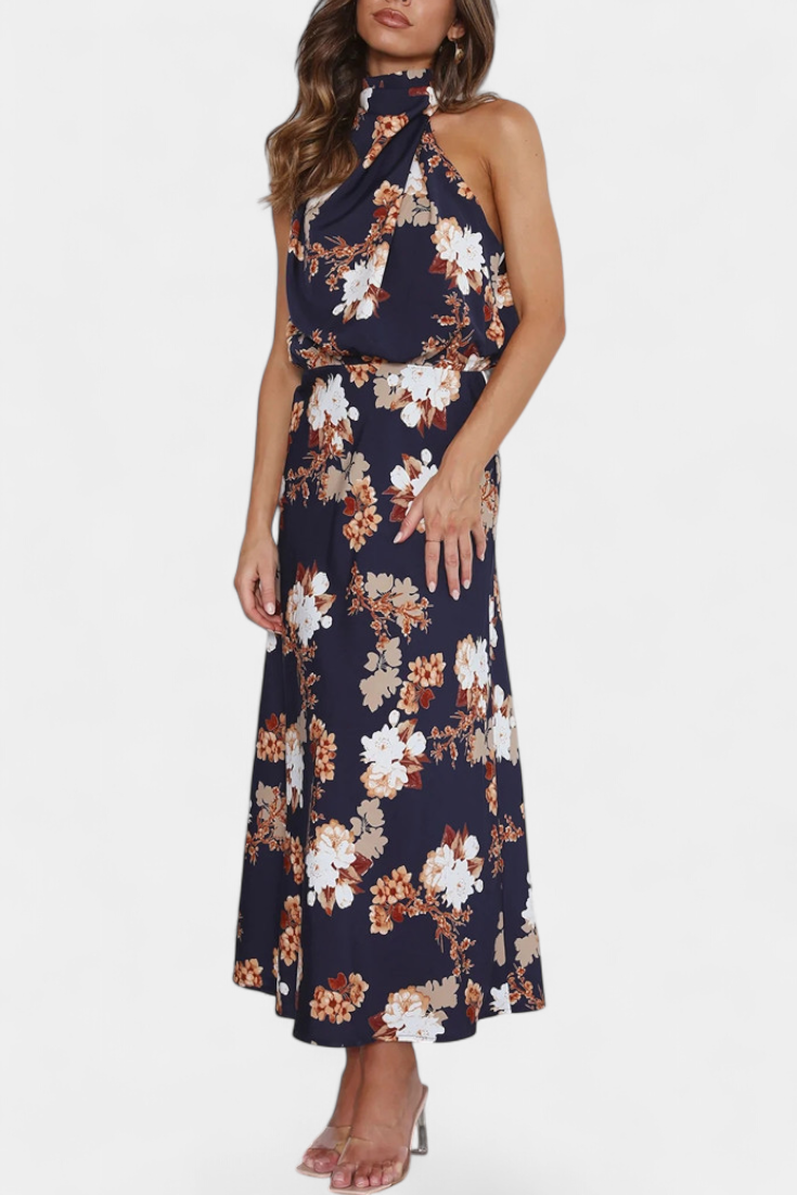 Clara – Vestido Maxi Floral con Estilo Elegante y Confortable